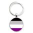 Keyring 'aseksueel' zilver