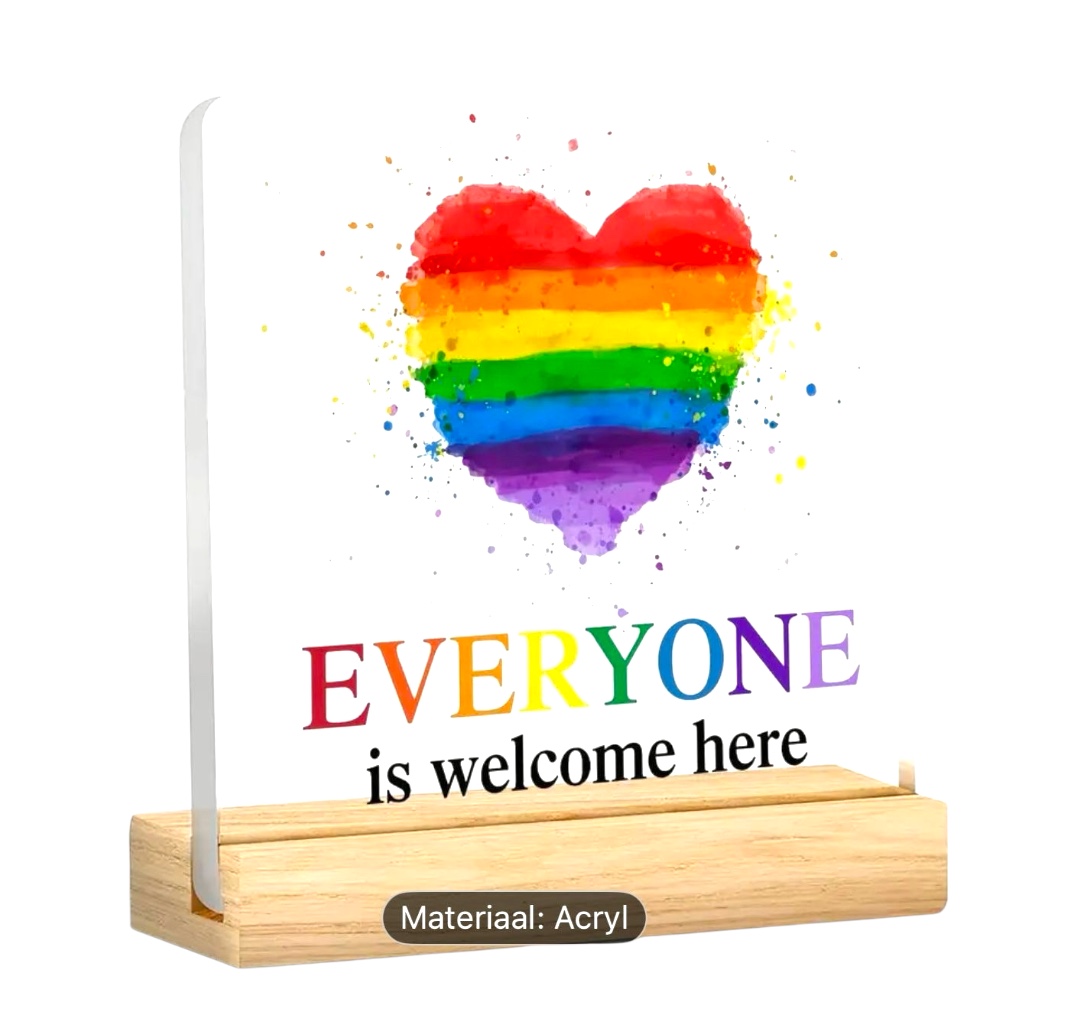 bordje everyone is welcome here