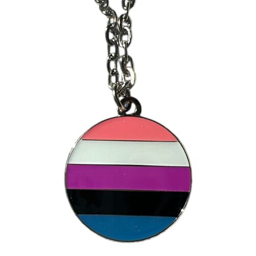 Ketting zilver 'genderfluïd'