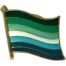 Pin (mini) vlag 'homo'