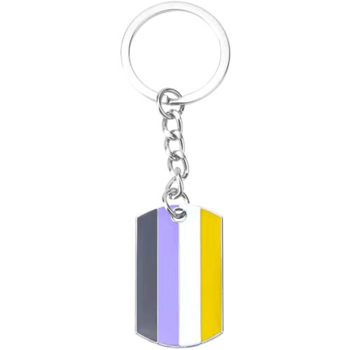 Sleutelhanger tag 'non-binair'