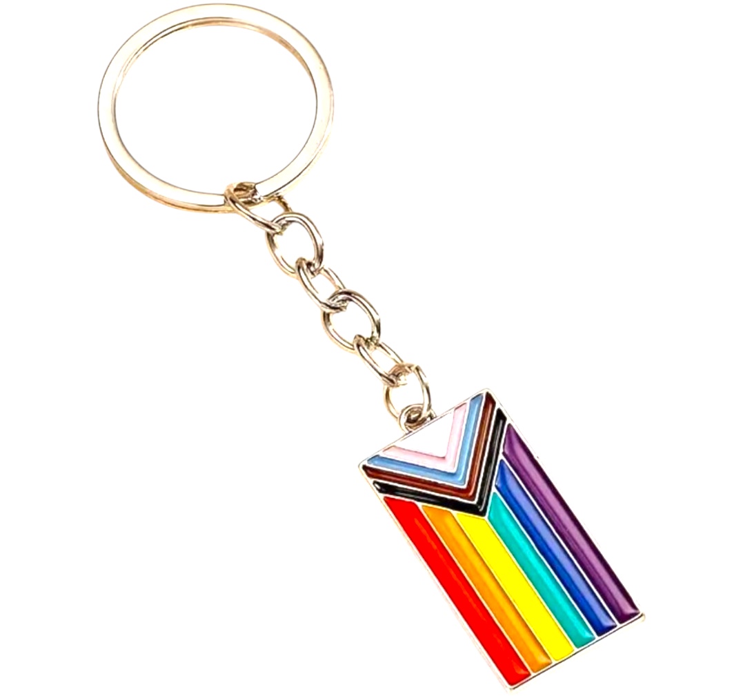 Sleutelhanger vlag 'progress'