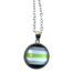 Ketting zilver 'agender'