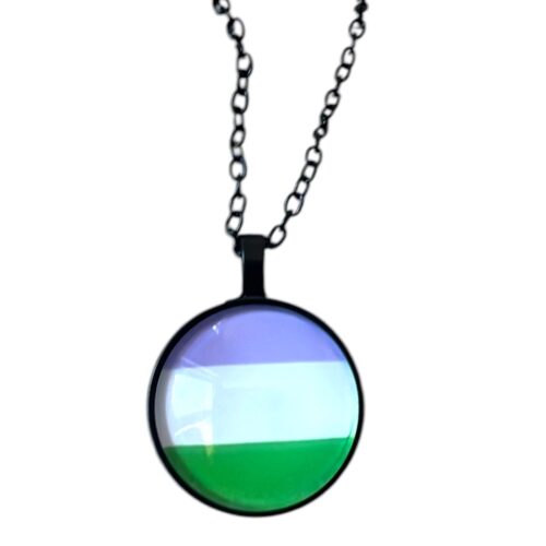 Ketting zwart 'genderqueer'